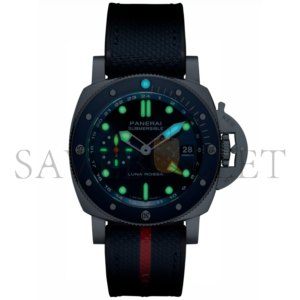 Pa*e*ai submersible gmt luna rossa titanio pam01507